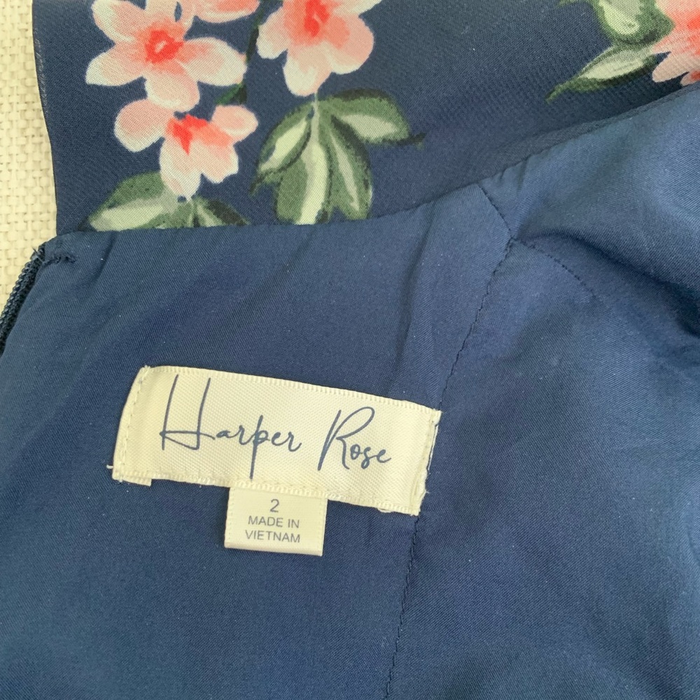 Women’s Floral Sleeveless Chiffon Midi Dress Size 2 - Picture 9 of 10